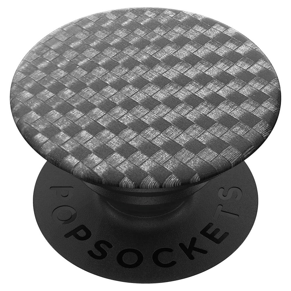 PopSockets Carbonite väver premiumhållare och ställning