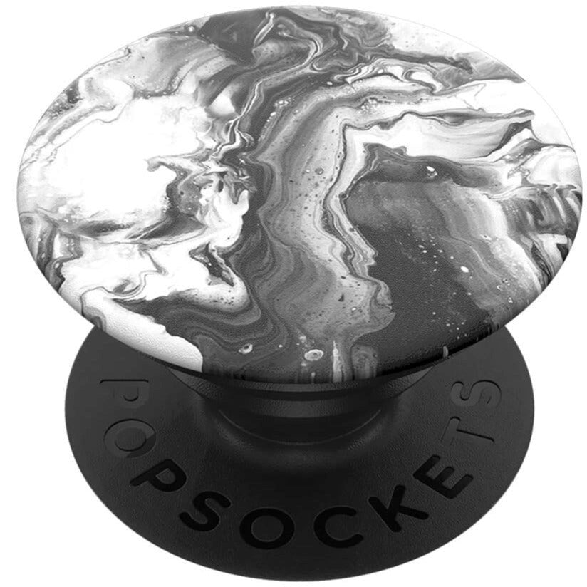 PopSockets PopGrip Avtagbart Grepp med Stativfunktion - Ghost Marble