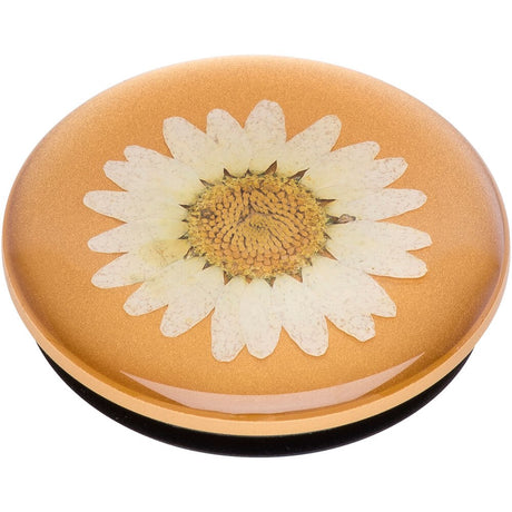 PopSockets pressade White Daisy Premium Holder and Stand