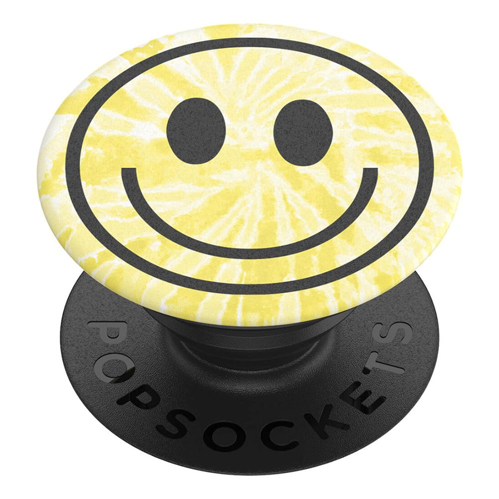 PopSockets PopGrip Avtagbart Grepp med Stativfunktion - Tie Dye Smiley