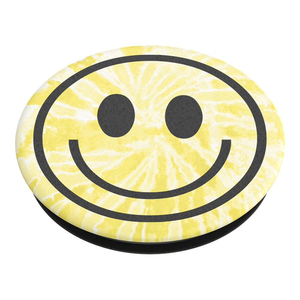 PopSockets PopGrip Avtagbart Grepp med Stativfunktion - Tie Dye Smiley