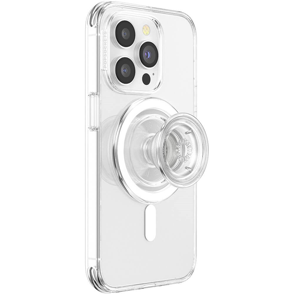 POPSOCKETS PopGrip Clear MagSafe - Stativ och Grepp