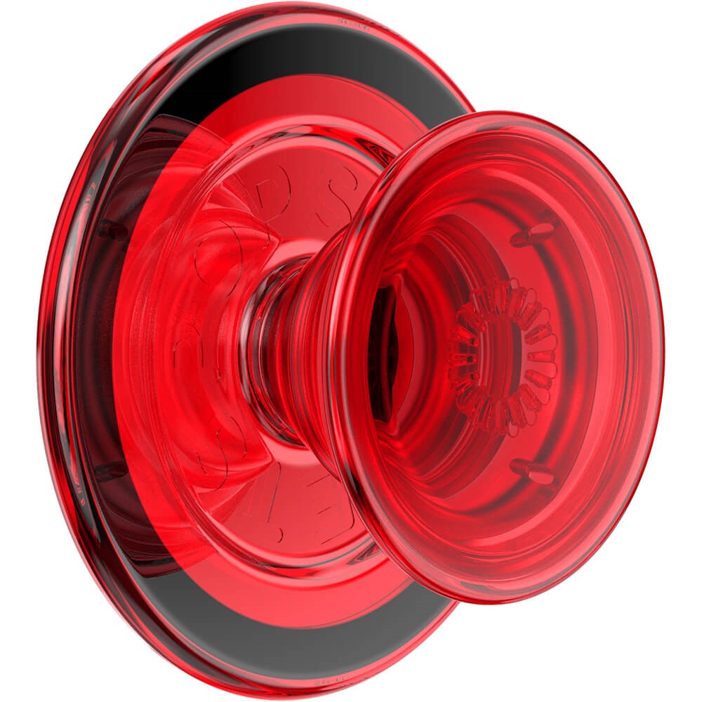 POPSOCKETS PopGrip Danger Red Translucent MagSafe - Stativ och Grepp