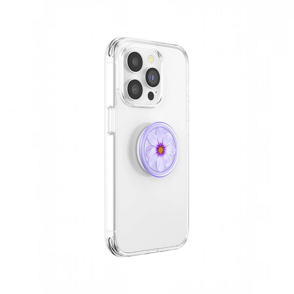 PopSockets PopGrip Avtagbart Grepp med Stativfunktion - Plant Purple Cosmo