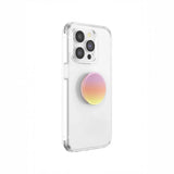 PopSockets PopGrip Avtagbart Grepp med Stativfunktion - Glitter Aura Sunrise