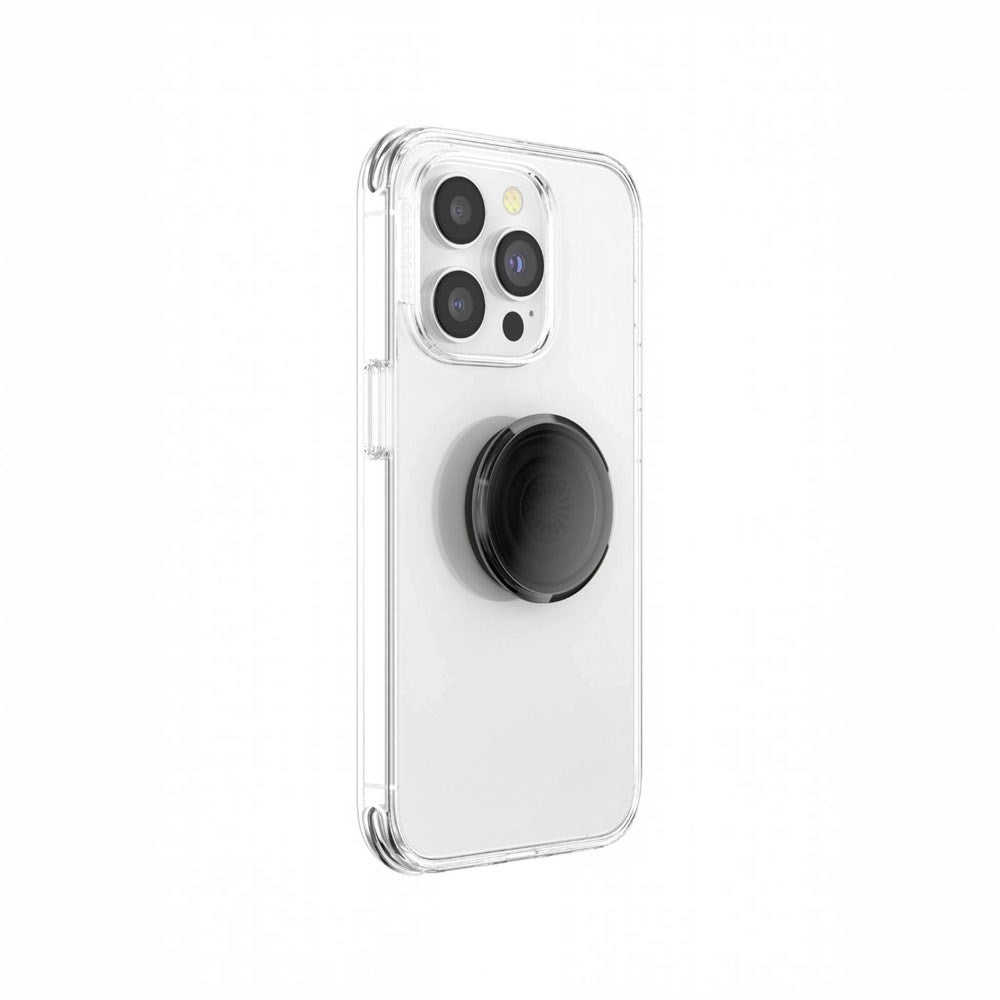 PopSockets PopGrip Avtagbart Grepp med Stativfunktion - Transluscent Black