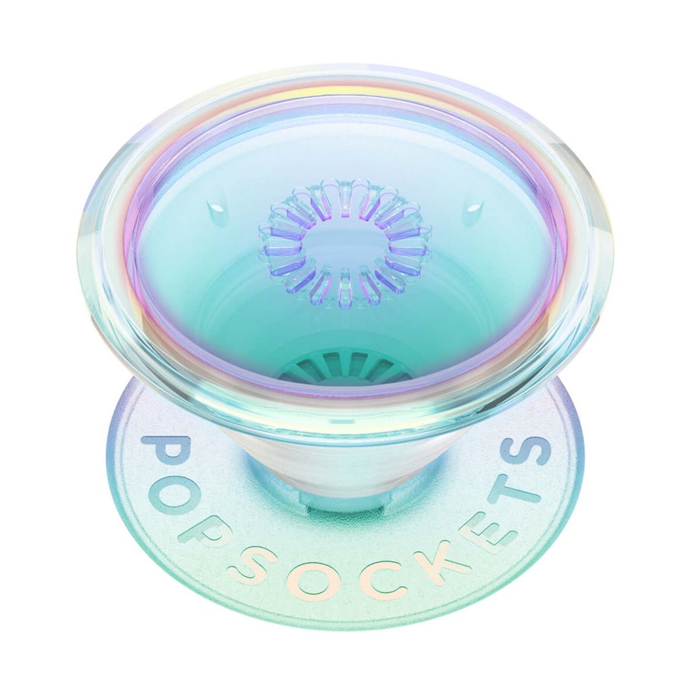 PopSockets PopGrip Avtagbart Grepp med Stativfunktion -  Clear Iridescent