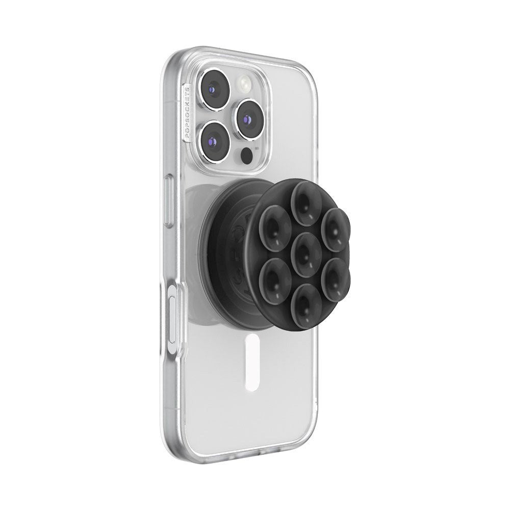 POPSOCKETS PopGrip Translucent Black MagSafe - Sugkoppar