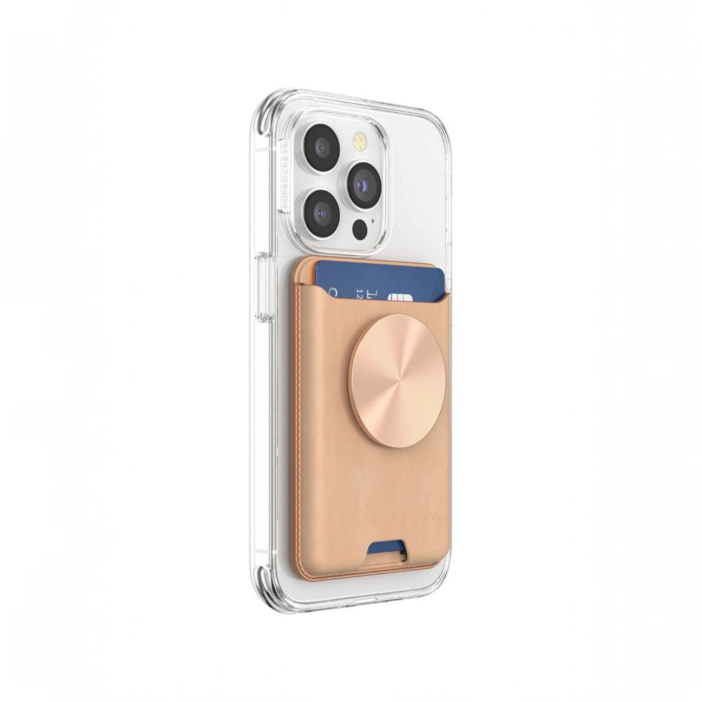 POPSOCKETS PopWallet Korthållare - MagSafe Kompatibel - Guld