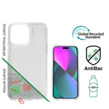 iPhone 14 Pro 4Smarts AntiBac Eco Skal - 100% Återvunnen Plast - Transparent