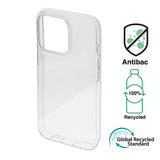 iPhone 14 Pro 4Smarts AntiBac Eco Skal - 100% Återvunnen Plast - Transparent