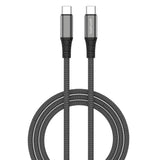 4Smarts Premium Cord USB-C till USB-C 100W-1,5m. - Svart