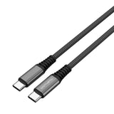 4Smarts Premium Cord USB-C till USB-C 100W-1,5m. - Svart