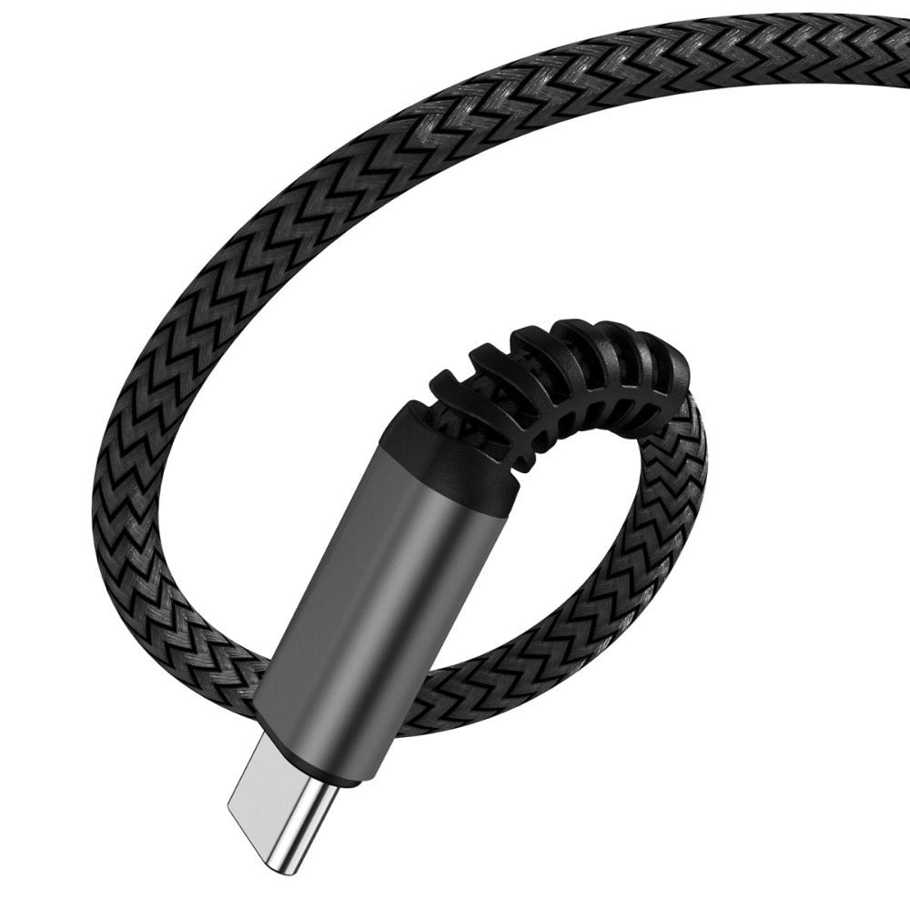 4Smarts Premium Cord USB-C till USB-C 100W-1,5m. - Svart