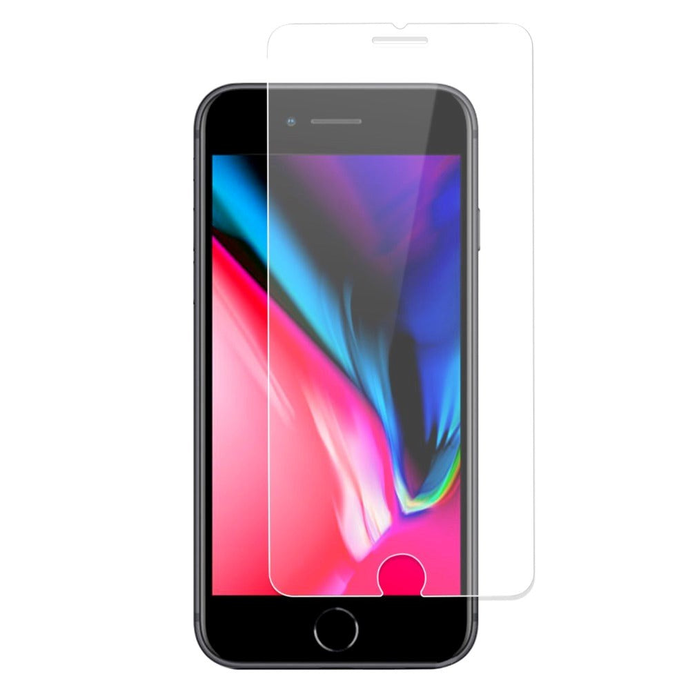 iPhone SE (2022/2020) / 8 / 7 4Smarts Second Glass X-Pro Clear Skärmskydd med Monteringsram - Skalvänligt - Transparent