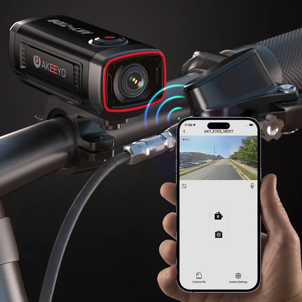 AKY-710S Cykelkamera AKEEYO - Svart
