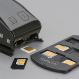 4smarts SIM Adapter Set - 3 st - Svart