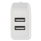 4Smarts VoltPlug Dual 24W Väggladdare med 2 x USB-A - Vit