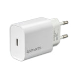 4Smarts VoltPlug PD 20W USB-C Väggladdare med Lightning-kabel - Vit