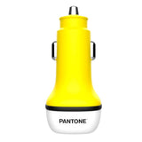 Pantone Billaddare PD 20W med USB-C & USB-A - Gul