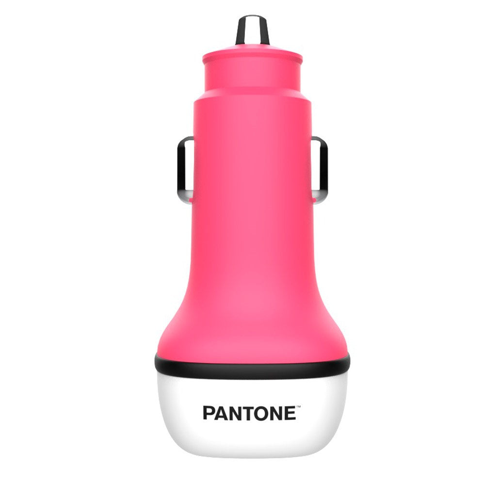 Pantone Billaddare PD 20W med USB-C & USB-A - Pink