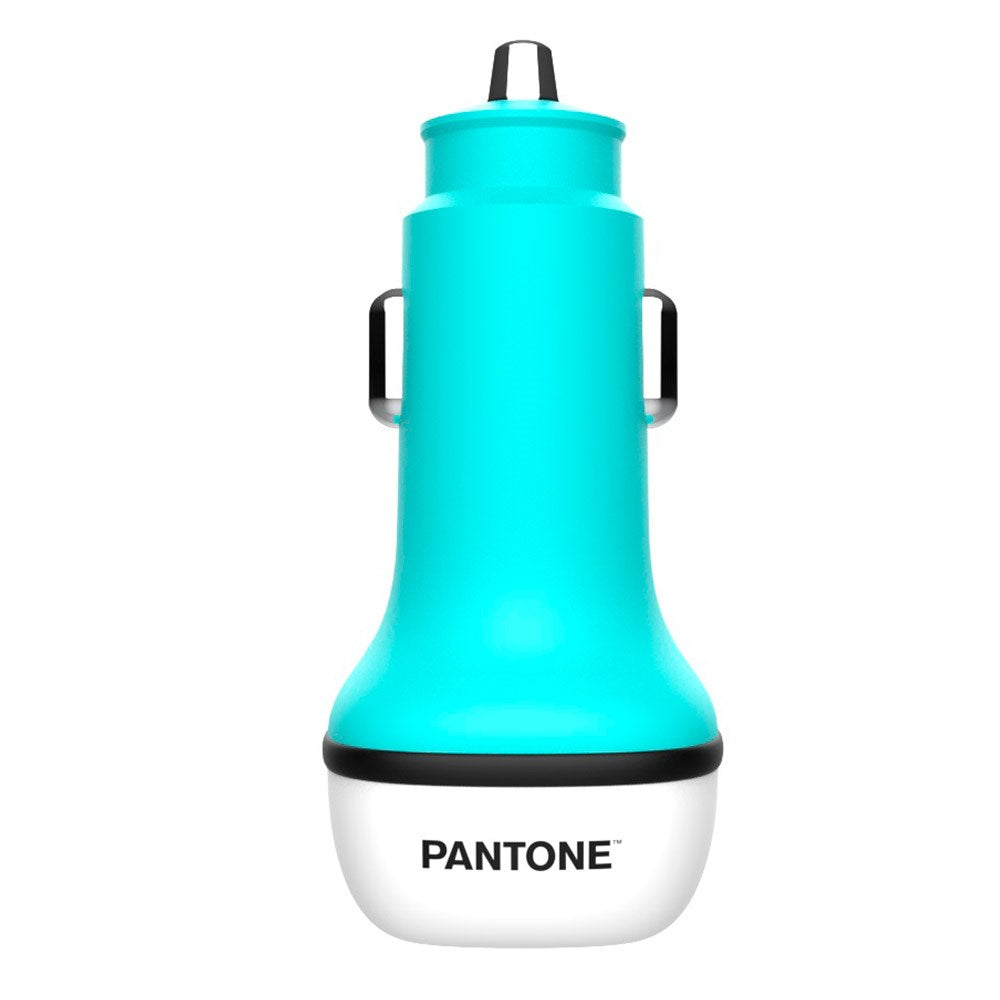 Pantone Billaddare PD 20W med USB-C & USB-A - Turkos