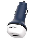 Pantone Billaddare PD 20W med USB-C & USB-A - Navy