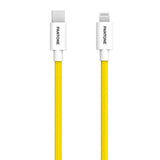 Pantone MFI USB-C till Lightning Kabel 15W - 1,5m - Gul