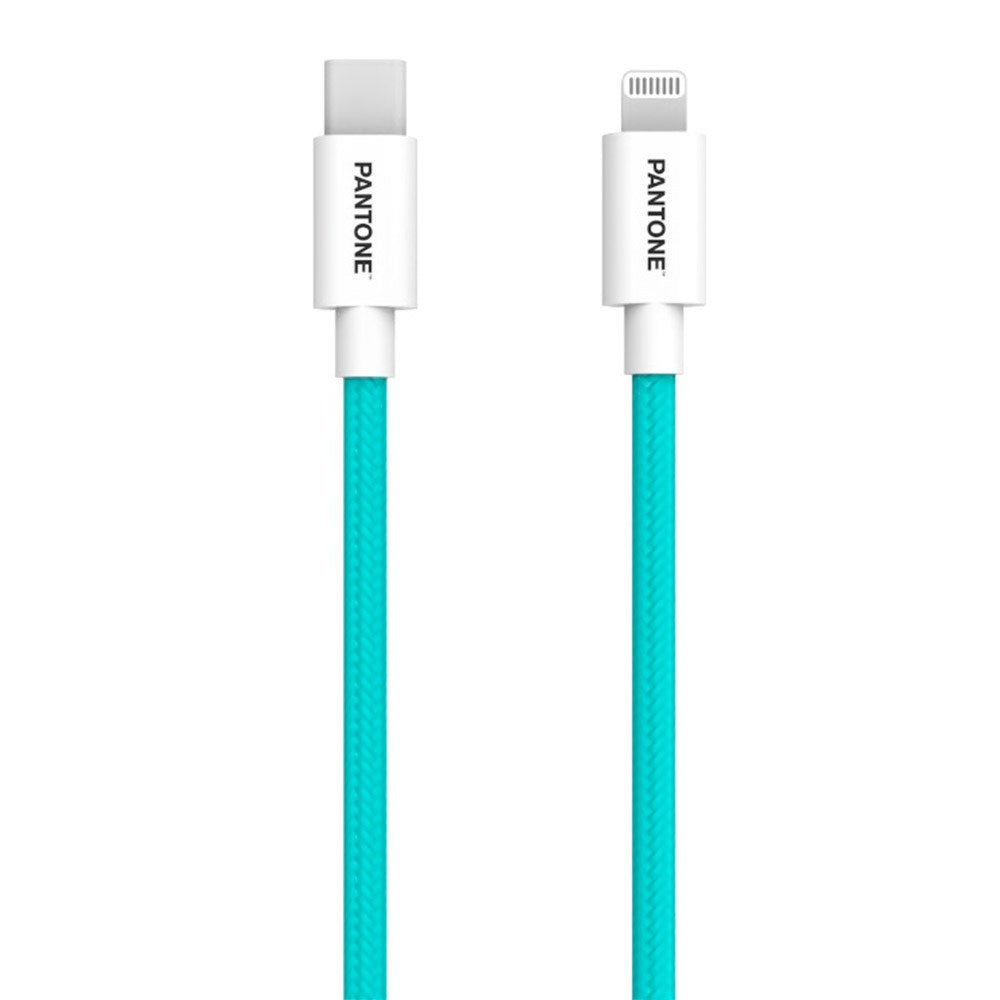 Pantone MFI USB-C till Lightning Kabel 15W - 1,5m - Turkos