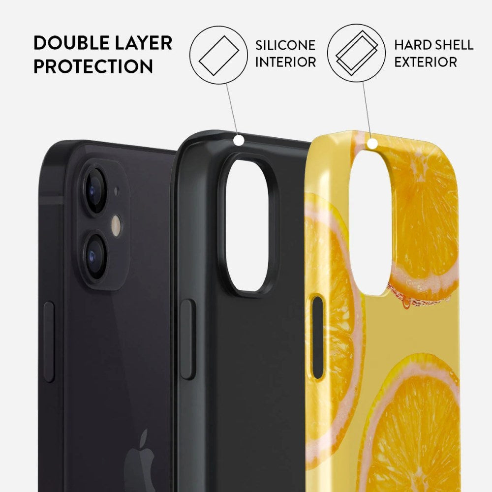 iPhone 12 / 12 Pro Burga Tough Fashion Skal - MagSafe Kompatibel - Bitter