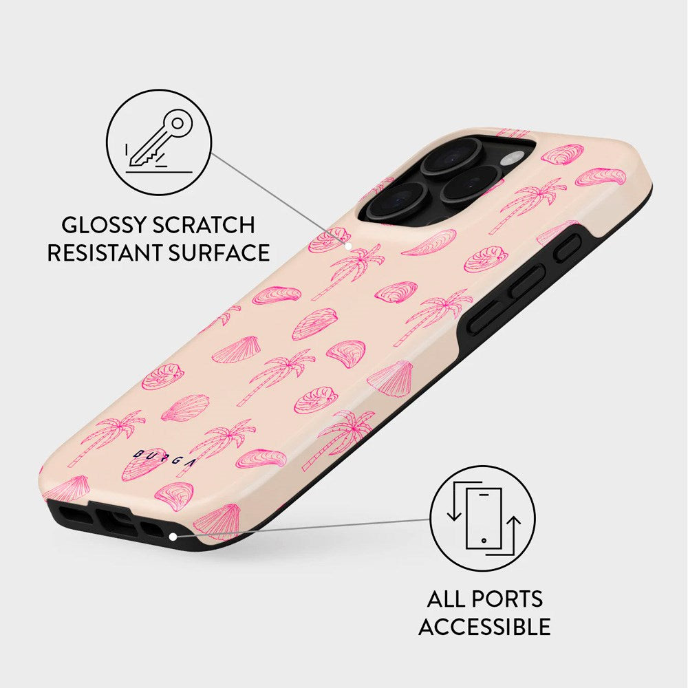 iPhone 16 Pro Burga Tough Fashion Skal - Beach Please