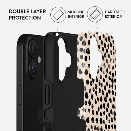 iPhone 16 Burga Tough Fashion Skal - Almond Latte