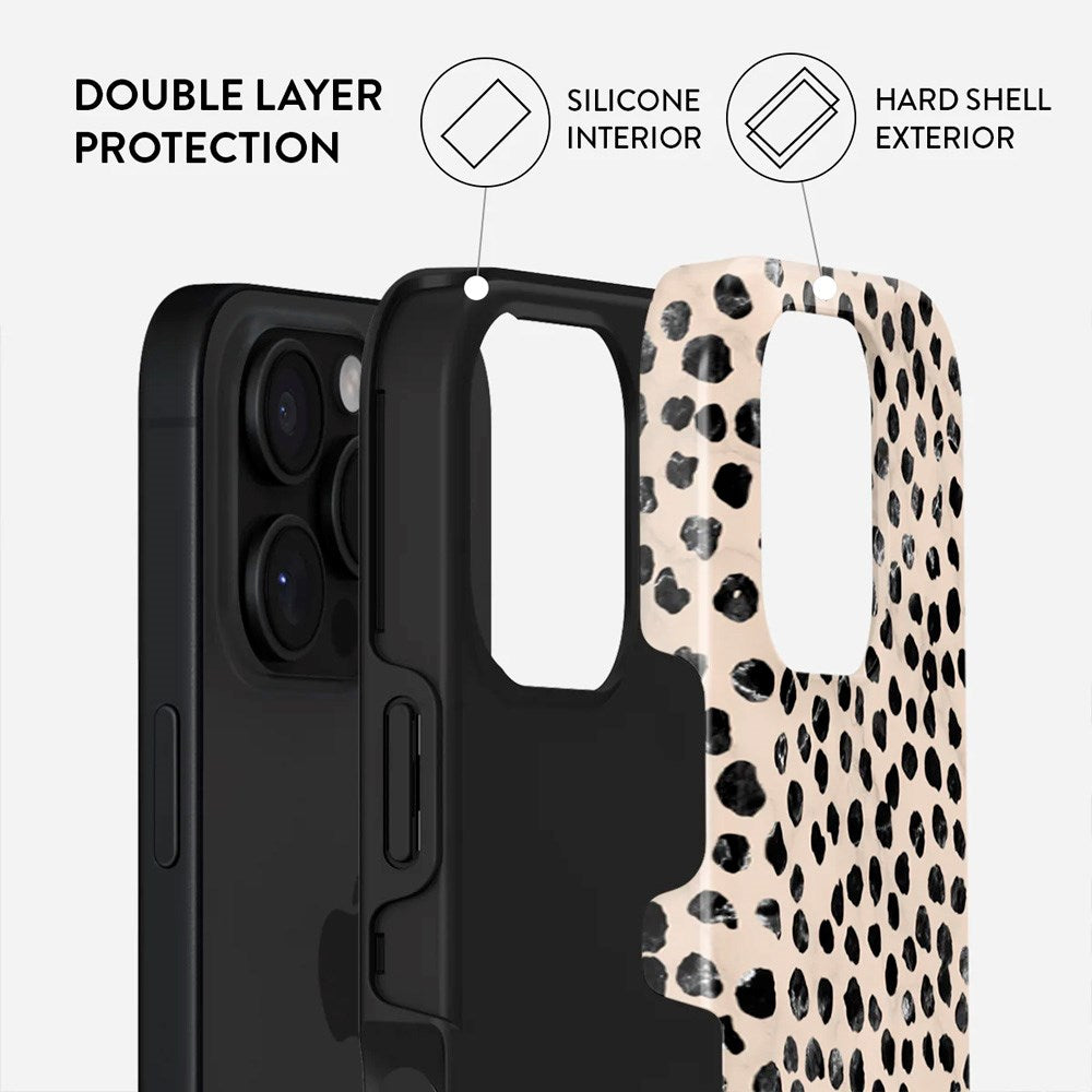 iPhone 16 Pro Burga Tough Fashion Skal - Almond Latte