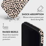 iPhone 16 Pro Burga Tough Fashion Skal - MagSafe Kompatibel - Almond Latte