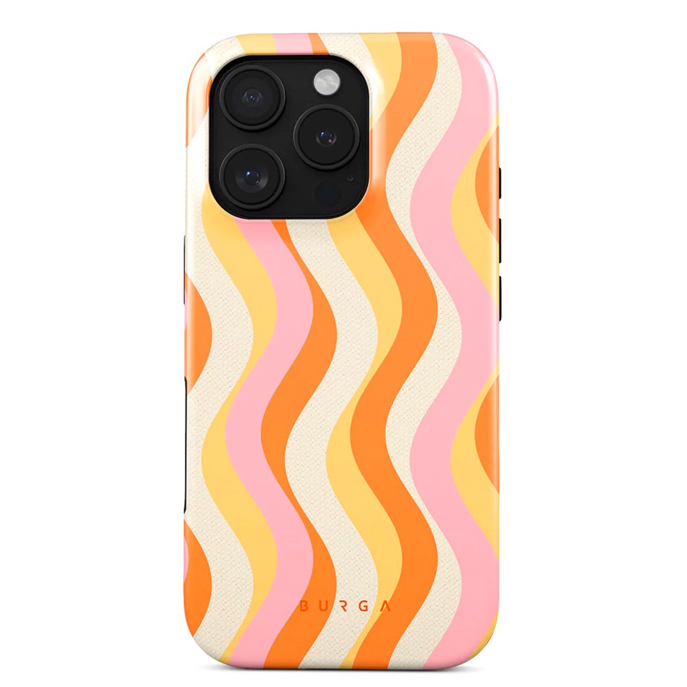 iPhone 16 Pro Burga Tough Fashion Skal - Flower Power