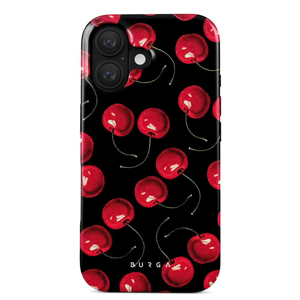 iPhone 16 Burga Tough Fashion Skal - Cherrybomb