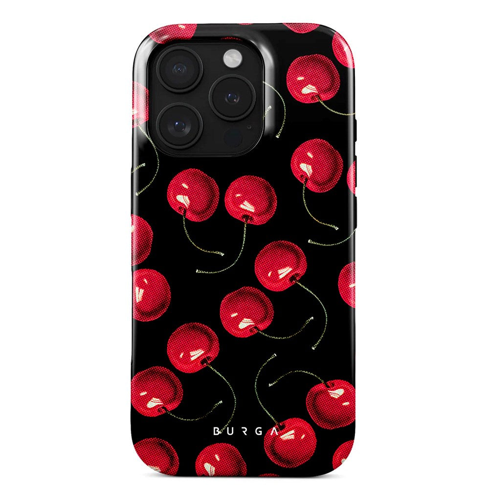 iPhone 16 Pro Burga Tough Fashion Skal - Cherrybomb