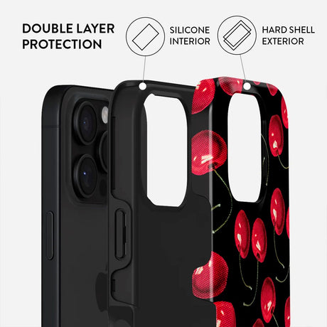 iPhone 16 Pro Max Burga Tough Fashion Skal - Cherrybomb