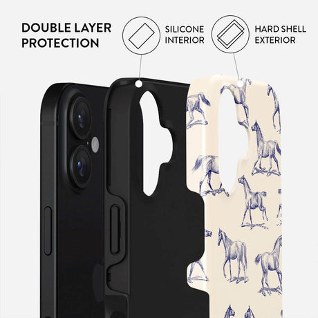 iPhone 16 Burga Tough Fashion Skal - Derby Race