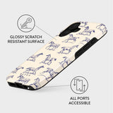 iPhone 16 Plus Burga Tough Fashion Skal - Derby Race