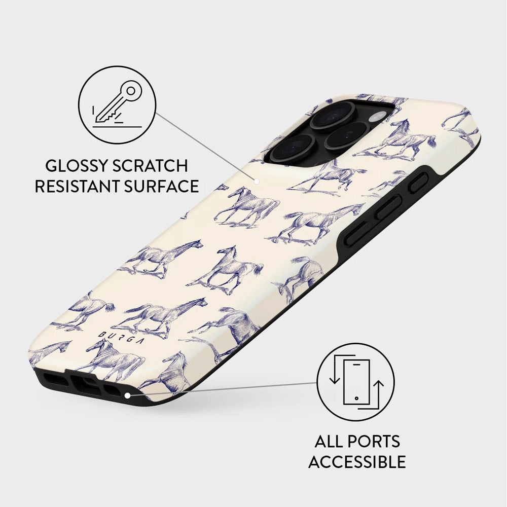 iPhone 16 Pro Burga Tough Fashion Skal - Derby Race