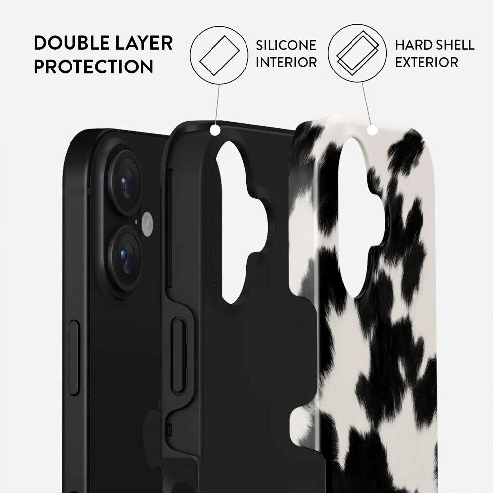 iPhone 16 Burga Tough Fashion Skal - Achromatic