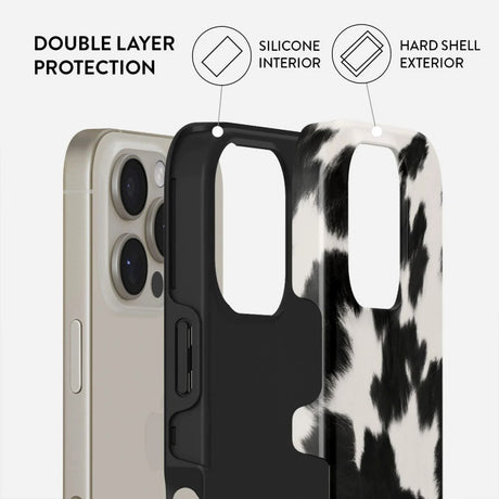 iPhone 16 Pro Burga Tough Fashion Skal - MagSafe Kompatibel - Achromatic