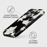 iPhone 16 Pro Burga Tough Fashion Skal - MagSafe Kompatibel - Achromatic