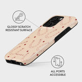 iPhone 16 Pro Burga Tough Fashion Skal - Lucky Charm