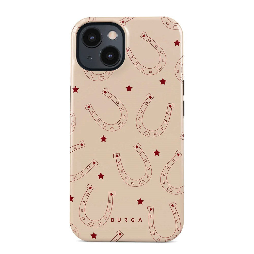 iPhone 15 Burga Tough Fashion Skal - Lucky Charm