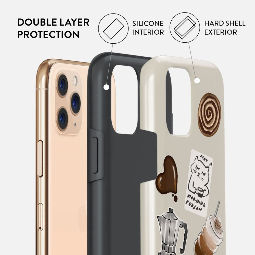 iPhone 11 Pro Burga Tough Fashion Skal - Oat Milk Please