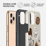 iPhone 11 Pro Burga Tough Fashion Skal - Oat Milk Please