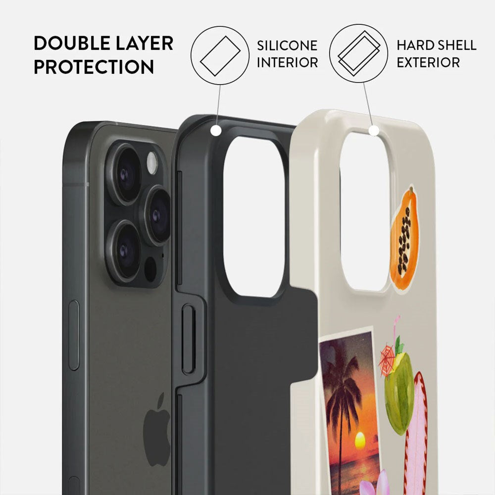 iPhone 15 Pro Burga Tough Fashion Skal - Sun Chaser