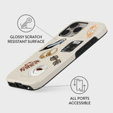 iPhone 16 Pro Burga Tough Fashion Skal - Boss Babe